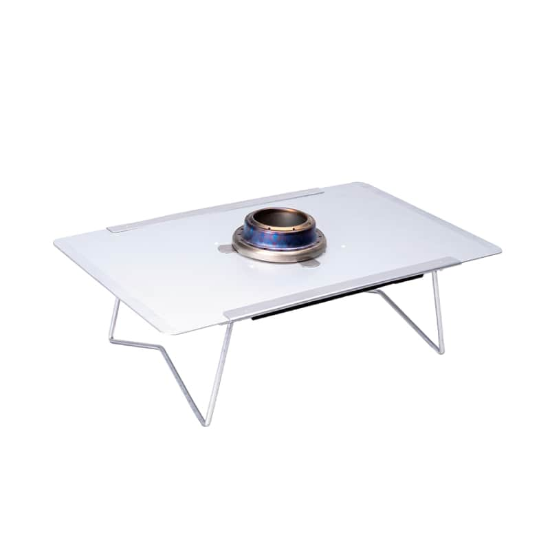 Alu. Table / Stove hole