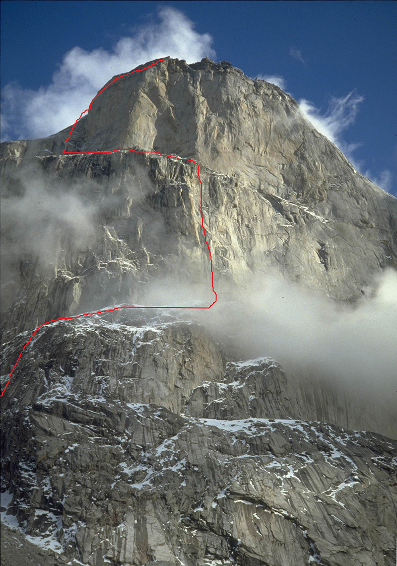 Mt Thor west face