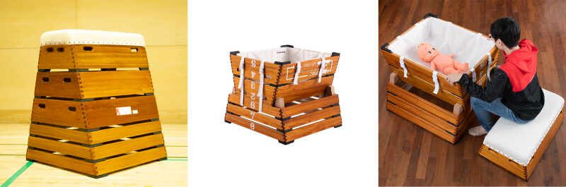 トランスフォームとび箱が防災グッズ大賞 アイデア賞受賞